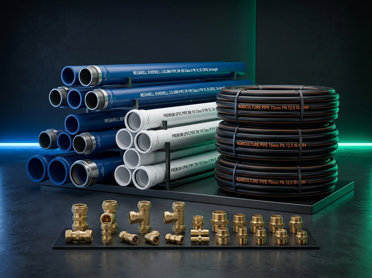 HDPE Agricultural & Drip Irrigation Pipes - Authorized wholesale stockist in Indore Madhya Pradesh