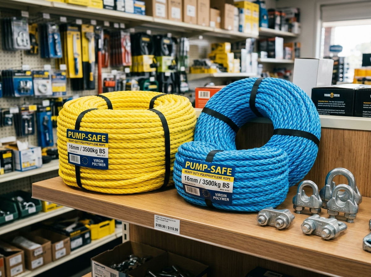 Borewell Safety Lowering Ropes & Fittings - Authorized wholesale stockist in Indore Madhya Pradesh